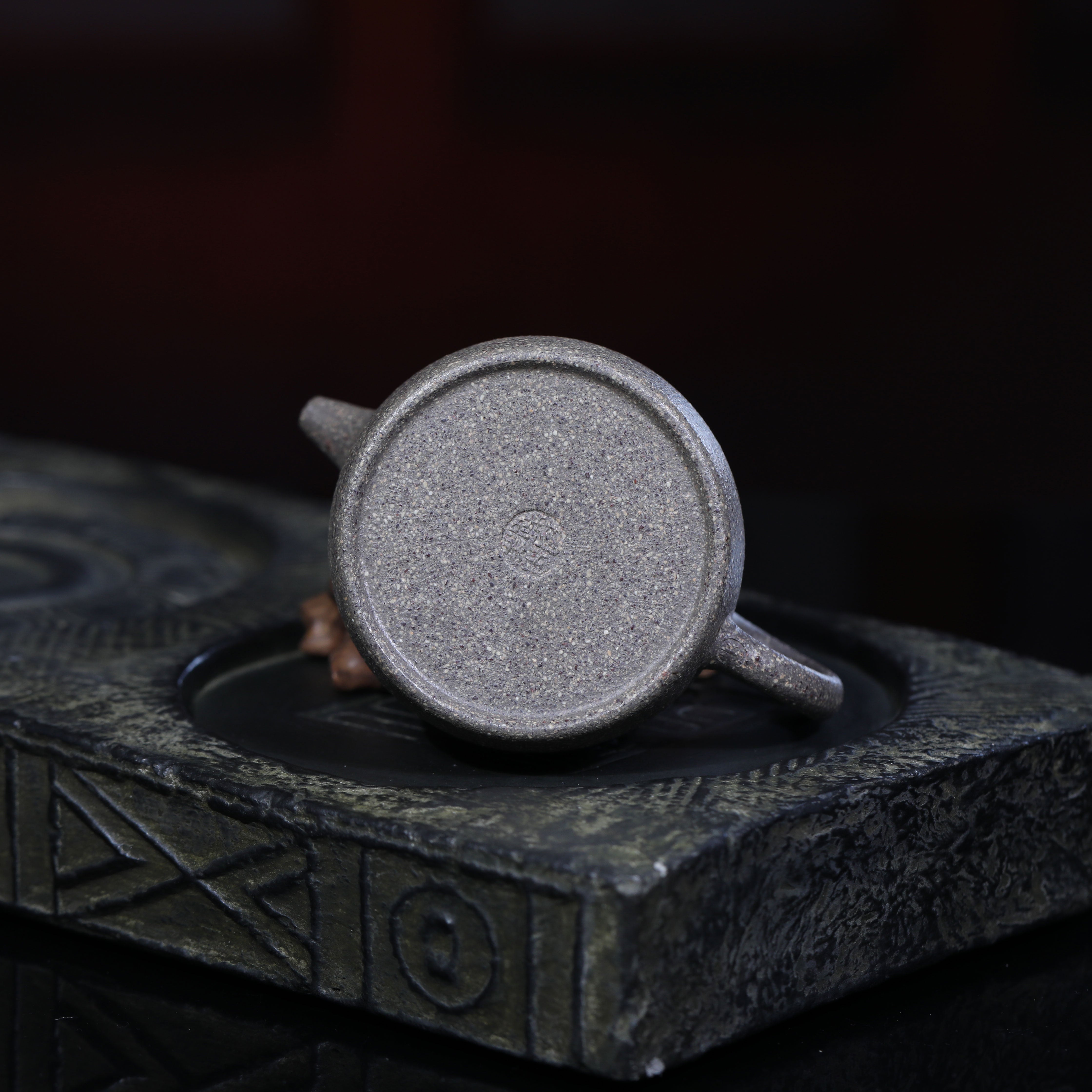 Yixing handmade raw ore purple clay Qinquan pot