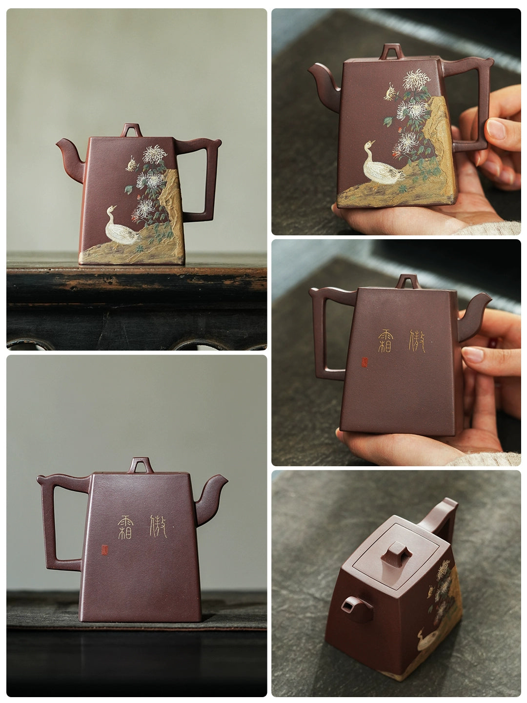 Yixing Purple Clay Pot  Teapot Raw Purple Mud